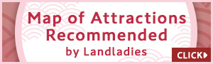 Map of Attractions Recommended by Landladies